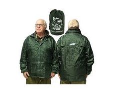 Green Waterproof Jacket with Zip in Hood & Carry Bag - FREE DELIVERY OR PICK UP IN STORE