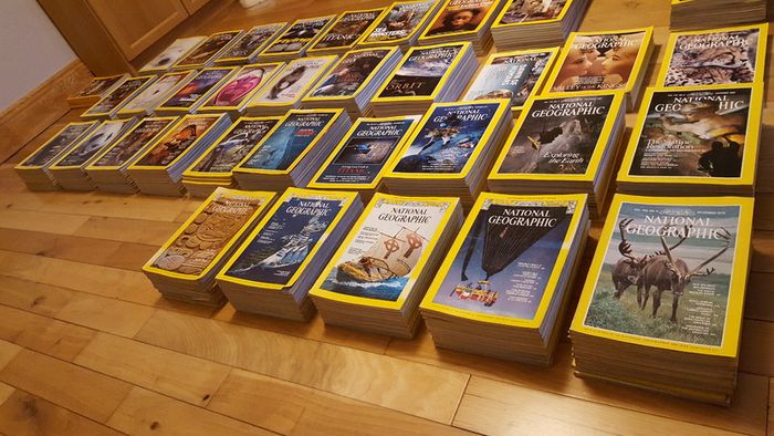 National Geographic magazines x 400 from early 20th century to 2009