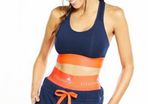 Adidas Bra Fitness Top Bnwt Mcd Size Navy Bright Orange