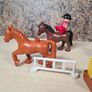 Lego Duplo Equestrian Horses Figures Rider Showjumping Image 6