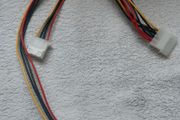 MOLEX male to MOLEX female Hard Drive Power Y Splitter Cable Adaptor Vintage Retro Gaming