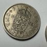 Old British Coins, 1 Shilling, 1956, 1964, 1966 English and Scottish Image 4