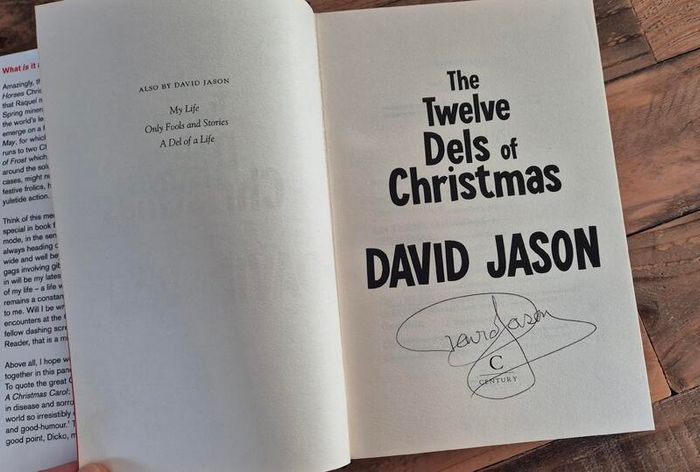 David Jason Signed "The Twelve Dels Of Christmas"
