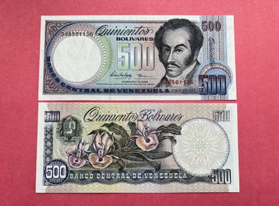 Venezuela 500 Bolivares  1988  Pick  67f  ( Uncirculated )