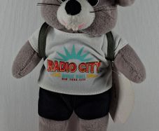 Vintage radio city music hall new york plush
