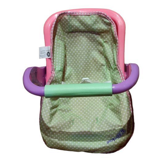 JC TOYS ADJUSTABLE CARRIER Converts from Rocking Baby Carrier to Feeding Seat Rocker Perfect for Children 2+  Pink  16 inches