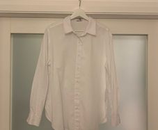 Bershka Mens Plain White Shirt