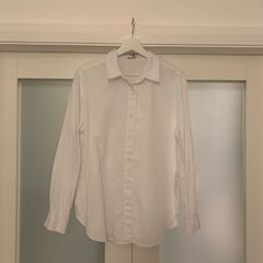 Bershka Mens Plain White Shirt