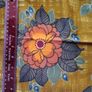 vintage fabric, screen printed fabric Image 6
