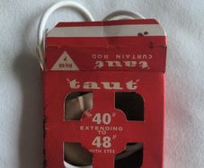 Plastic Covered Curtain Rod