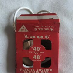 Plastic Covered Curtain Rod