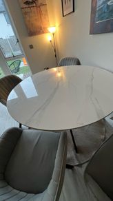 Dining table and chairs