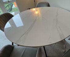 Dining table and chairs
