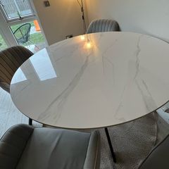Dining table and chairs