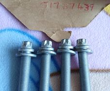 Genuine Alfa Romeo 147,156 Gt Front Suspension Shock Bolts X 4, 51737439