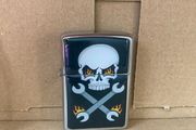 Black Skull zippo style lighter