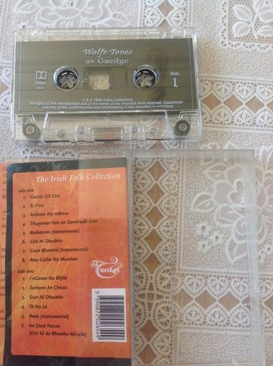 Wolfe Tones.  As Gaeilge.  Cassette Tape.