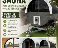 Ecohome.ie 3.5m Sauna with Fuel Stove