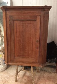 Oak Corner Cupboard