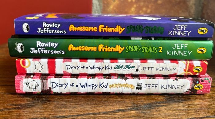 BRAND NEW - Jeff Kinney books (4)