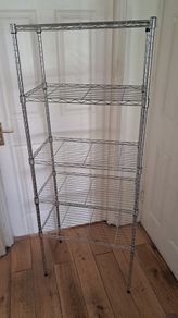 Chrome Shelving Unit