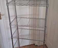 Chrome Shelving Unit