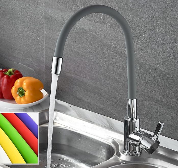 Ibergrif Flex Tap, Flexible Hose - Black