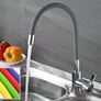 Ibergrif Flex Tap, Flexible Hose - Black Image 3