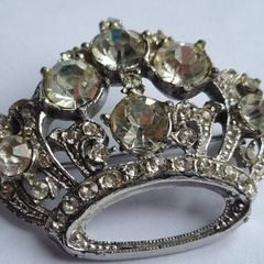 Vintage brooch CROWN