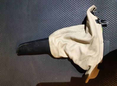 BMW 5 Series E60 E61 LCI Leather Handbreak Handle Lever Cover Beige 9136465