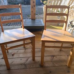 Two beautiful solid wood Dining Chairs