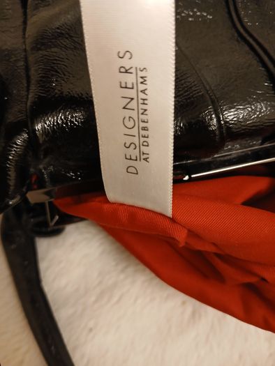 Jasper Conran black  bag with charms