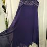 Debut Debenhams Purple Occasion Formal Party dress size 16 Postage included Image 5