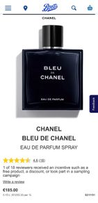 CHANEL BLEU de Chanel 150ml parfum for him