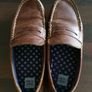 River island real leather brown boys shoes Image 2