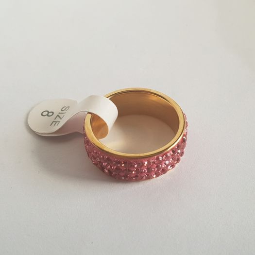 New pink stones Ring