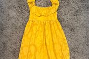 Yellow Floral Dress
