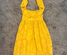 Yellow Floral Dress