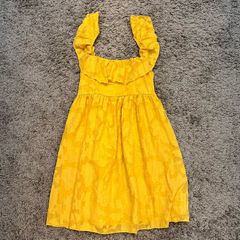 Yellow Floral Dress