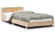 Bed Frame without Mattress 90x190 cm Single Solid Wood Pine