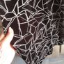 Evita Black Velvet look dress with Silver fits Xs s Image 3