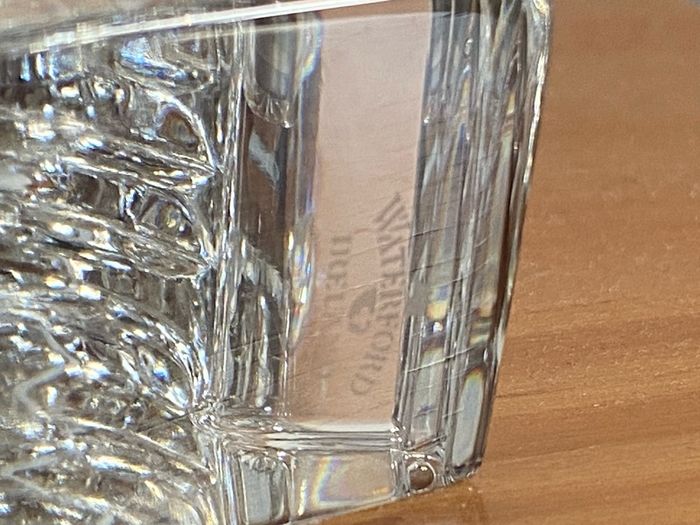 Waterford Crystal Desk Citizen Clock Table Ireland Irish Glass