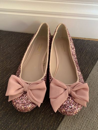 Pink Sparkly Monsoon Shoes