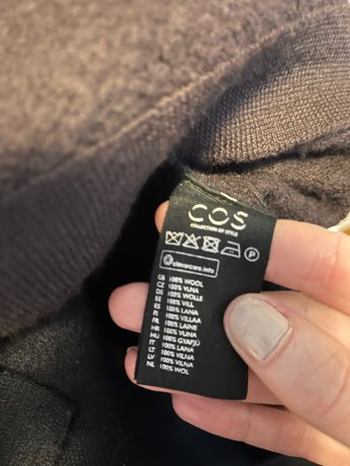Cos 100% wool cardigan