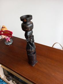 African figurine/statues/ candel holder carving ornaments decor masks home wooden hand carved tribal