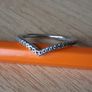 Pandora Sparkling Wishbone silver ring size 54 Image 3