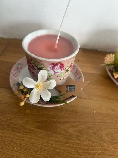 tea cup candles