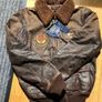 Ralph Lauren Iconic G-1 Bomb Leather Jacket Image 2