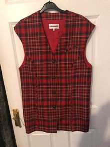 vintage sleeveless blazer