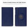 For Samsung Galaxy Tab A11 Tablet Case 360 Rotating PU Leather Cover - Blue Image 5